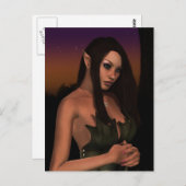 Dusk Elf Briefkaart (Voorkant / Achterkant)