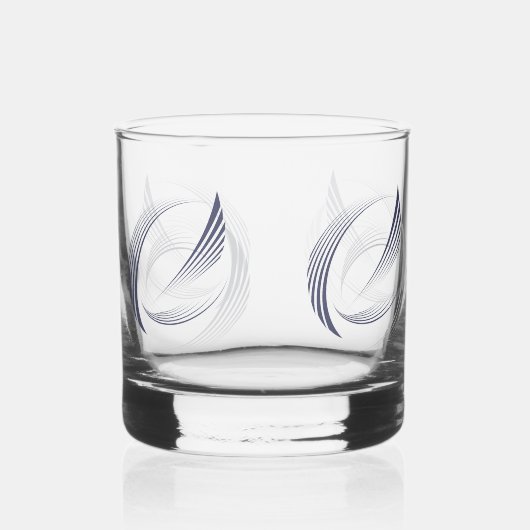 Dusk feathers whisky glas (Voorkant)