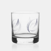 Dusk feathers whisky glas (Achterkant)