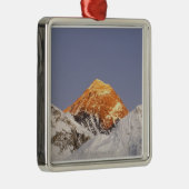 Dusk in Mount Everest, Nepal Metalen Ornament (Rechts)