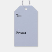 Dusk met Palm Trees Tropische Scene Cadeaulabel (Achterkant)