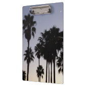 Dusk met Palm Trees Tropische Scene Klembord (Links)