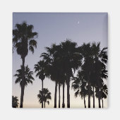 Dusk met Palm Trees Tropische Scene Magneet (Voorkant)