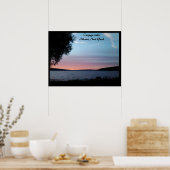 DUSK OP CAYUGA LAKE POSTER (Keuken)