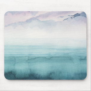 Dusk op de baai - Waterverf Muismat