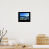 Dusk op Malibu Beach Inspirerend Quote Poster (Keuken)