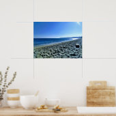 Dusk op Malibu Beach Poster (Keuken)