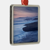 Dusk op Moonstone Beach Metalen Ornament (Rechts)