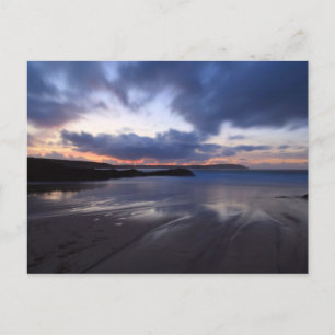 Dusk op Trevone Bay Briefkaart