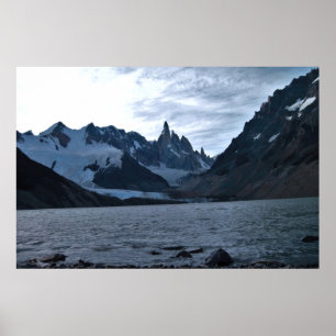 Dusk over Laguna Torre Poster