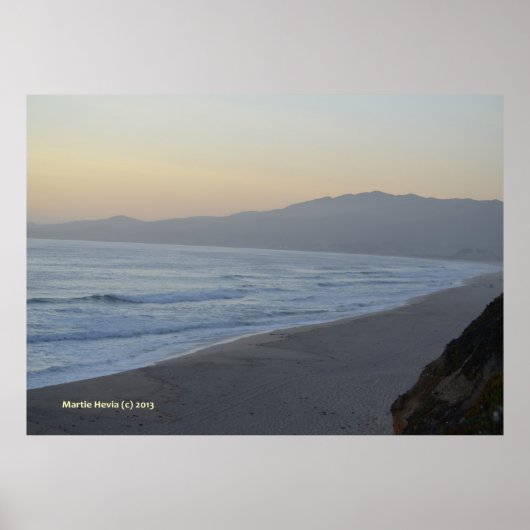 Dusky Beach Poster (Voorkant)