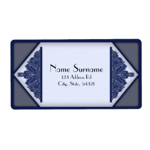 Dusky Blue , verzendlabels Etiket