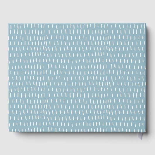 Dusky cruiseschip Palm Seascape Bruiloftsuitnodigi Gastenboek (Achterkant)