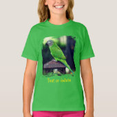 Dusky Headed Conure Parrot Personalized T-shirt (Voorkant)