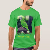 Dusky Headed Conure Parrot Personalized T-shirt (Voorkant)