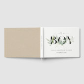 Dusky Leafy Fern Succulent Het is een Baby shower  Gastenboek (Volledig)