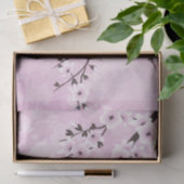 Dusky Pink Cherry Blossom Asia Floral Tissuepapier (Geschenk)
