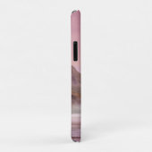 Dusky Pink Monogram Beach Case-Mate iPhone Case (Achterkant/rechts)