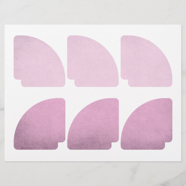 Dusky Pink Scrapbook Embellishments (Voorkant)