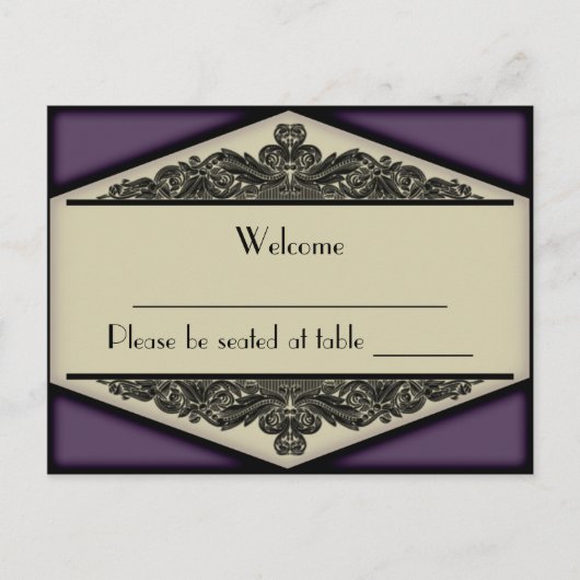 Dusky Purple Vintage, carte postale (Devant)