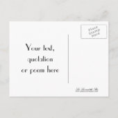 Dusky Purple Vintage, enregistrer la date carte po (Dos)