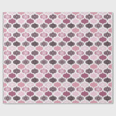 Dusky Rose Dot Mandalas Ogee Patchwork Cadeaupapier (Vlak)