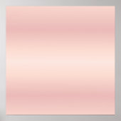 Dusky roze gradiëntstripes poster (Voorkant)