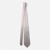 Dusky Roze Taupe Gradient Modern Minimalist Stropdas (Achterkant)