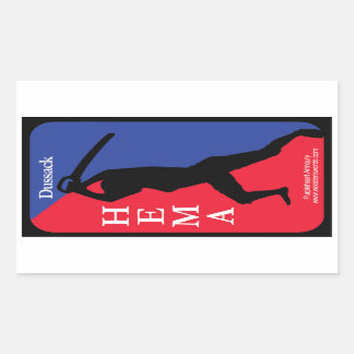 Dussack HEMA-sticker Rechthoekige Sticker