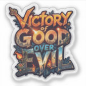 Dussehra 2025 Symbool van Triumph - Cutout Sticker (Voorkant)