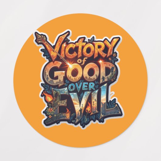 Dussehra 2025 Symbool van Triumph - Cutout Sticker (Design 1)