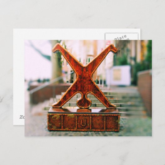 Dusseldorf Cartwheel Briefkaart (Voorkant / Achterkant)