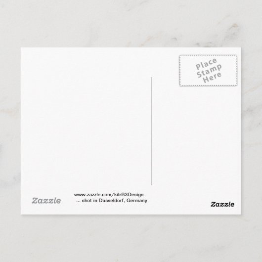 Dusseldorf Cartwheel Briefkaart (Achterkant)