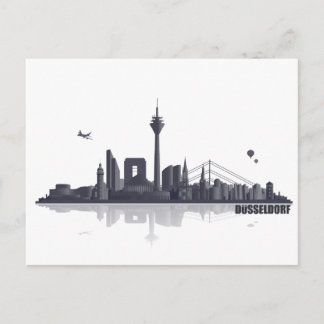 Düsseldorf City Skyline Briefkaart