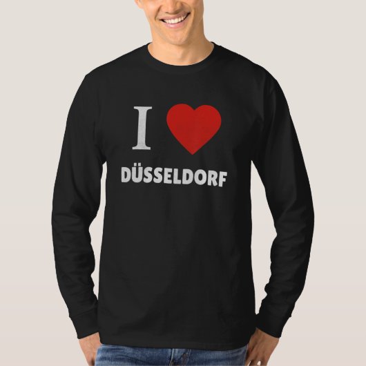 Dusseldorf Dialect Rhine Westphalia Germany Souven T-shirt (Voorkant)