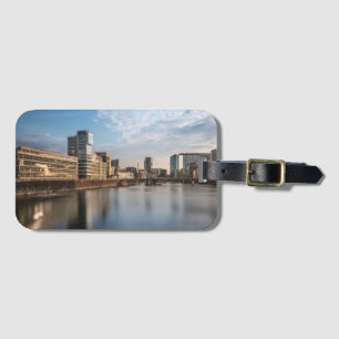 Dusseldorf Duitsland Bagagelabel