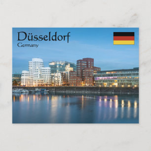 Dusseldorf Duitsland Briefkaart