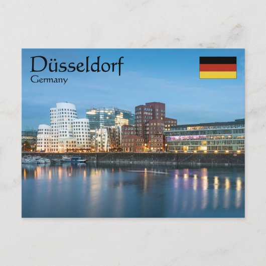 Dusseldorf Duitsland Briefkaart (Voorkant)