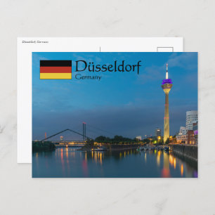 Dusseldorf Duitsland Briefkaart