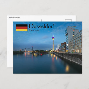 Dusseldorf Duitsland Briefkaart