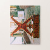 Dusseldorf, Duitsland Cartwheel Symbol Legpuzzel (Verticaal)