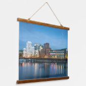 Dusseldorf Duitsland Hangend Wandkleed (Gebogen)