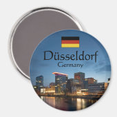 Dusseldorf Duitsland Magneet (Voorkant / Achterkant)