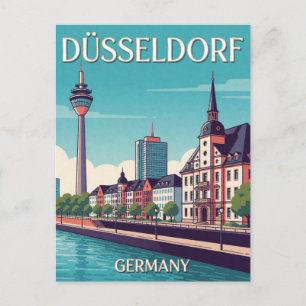Düsseldorf Duitsland Moderne Architectuur Reizen Briefkaart