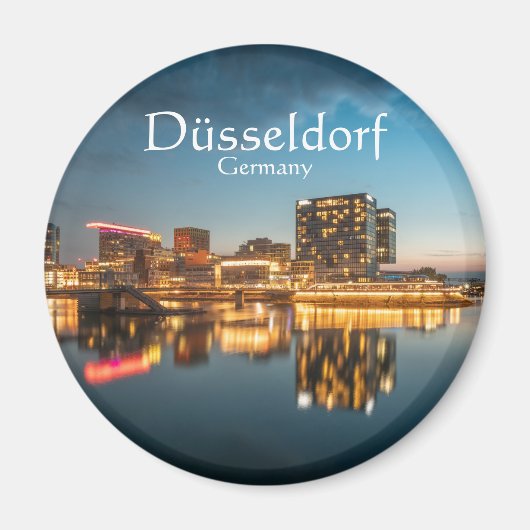 Düsseldorf Duitsland Souvenir Magneet (Voorkant)