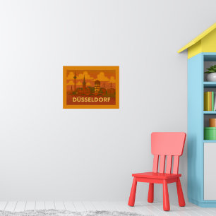 Düsseldorf Duitsland Stad Kunst Poster