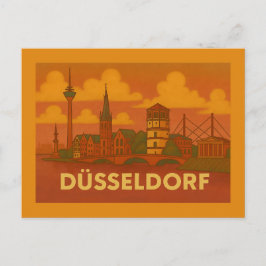 Düsseldorf Germany City Art Briefkaart