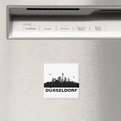 Düsseldorf Skyline Frigo Aimant (In Situ (Lave-vaisselle))