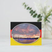 Dusseldorf Sunset Briefkaart (Staand voorkant)