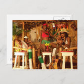 Dusstilldaan caraïbes reggegee bar carte postale (Devant / Derrière)